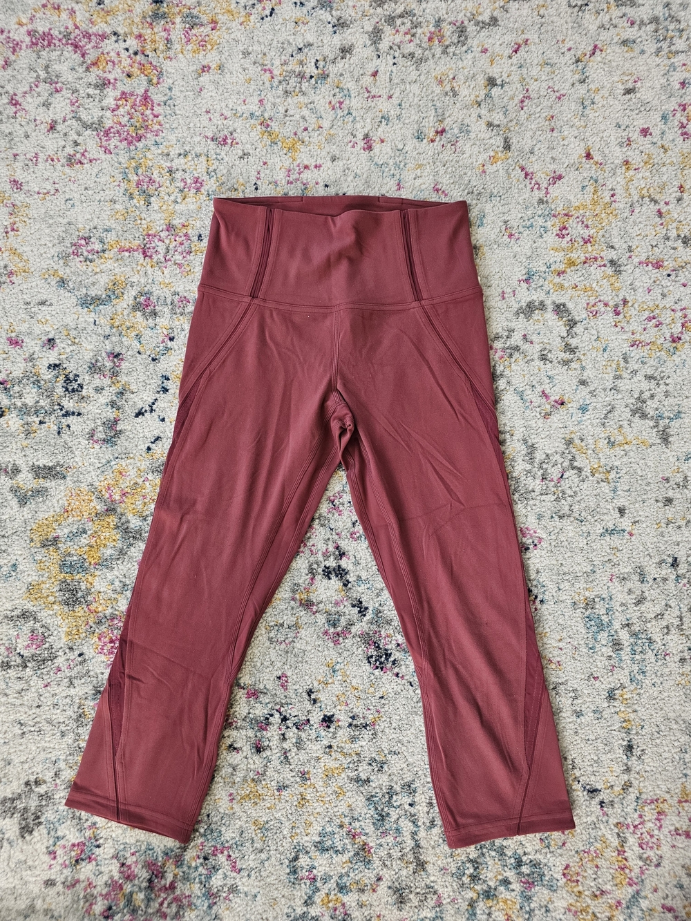 Lululemon Nulu High-Rise Mesh-Panel Tight 21"